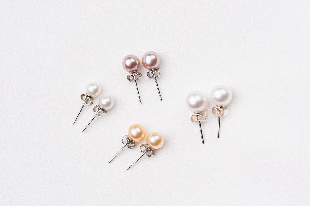 The Forever Classic Pearl Round Stud