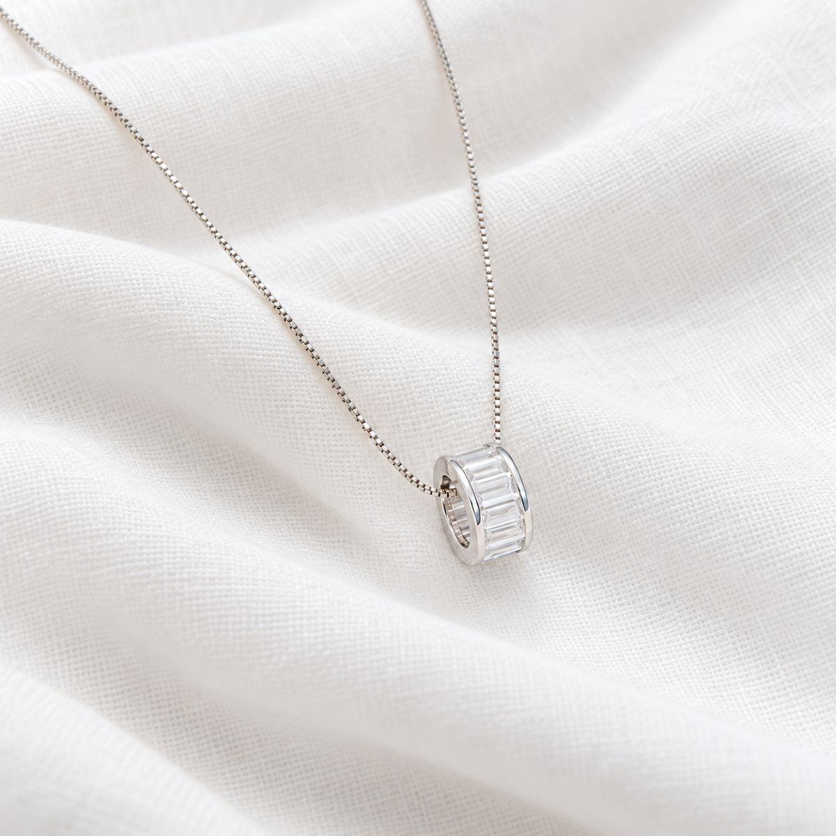 silver brooklyn necklace