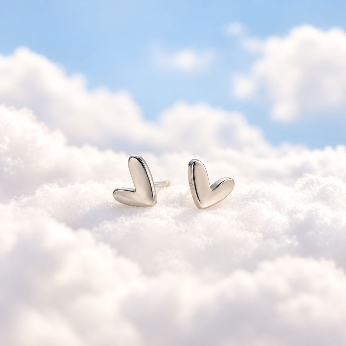 Painted Love Stud Earrings