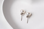 Load image into Gallery viewer, The Classic Pearl Button Stud

