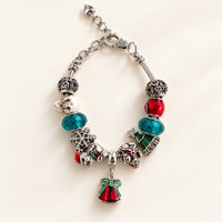 Christmas Charm Bracelet | Rudolph, Snowflake, Wreath & Tree