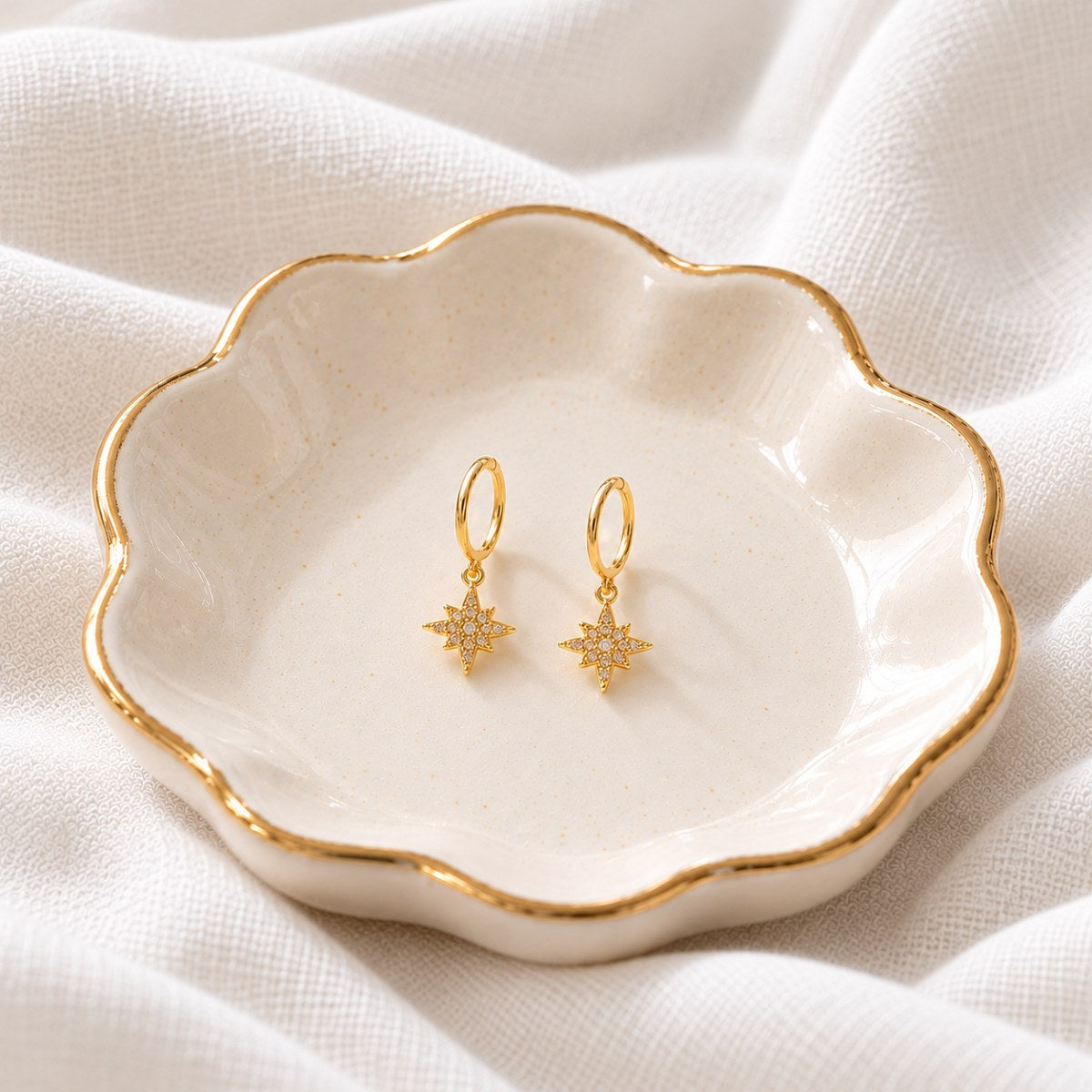 kyoto gold vermeil on jewellery dish