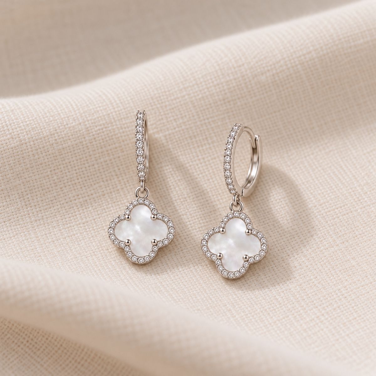 white on silver huggies