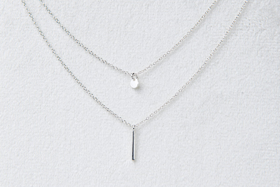The Double Layer Straight Forward Necklace