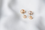 Load image into Gallery viewer, The Double Sided Pearl Studs
