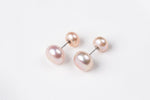Load image into Gallery viewer, The Double Sided Pearl Studs