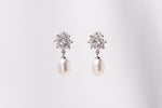Load image into Gallery viewer, The Frozen Pearl Earrings