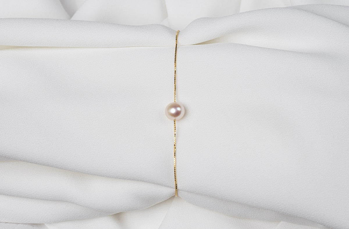 One Dot Pearl Bracelet