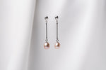 Load image into Gallery viewer, The One Liner Pearl Earrings
