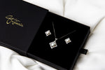 Load image into Gallery viewer, The Box Kite Zircon Pearl Set