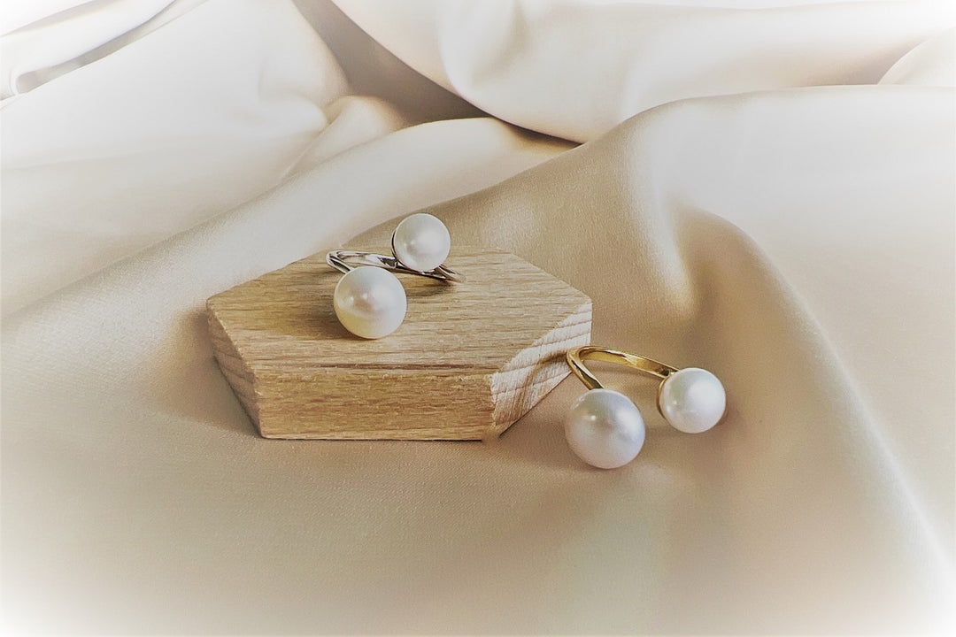 Double Pearl Ring Not specified