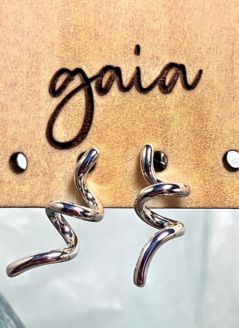 The Curly Fries Earrings gaiafinejewels