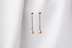 Load image into Gallery viewer, The One Liner Pearl Earrings
