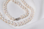 Load image into Gallery viewer, The Princess Pearl Necklace 7mm button
