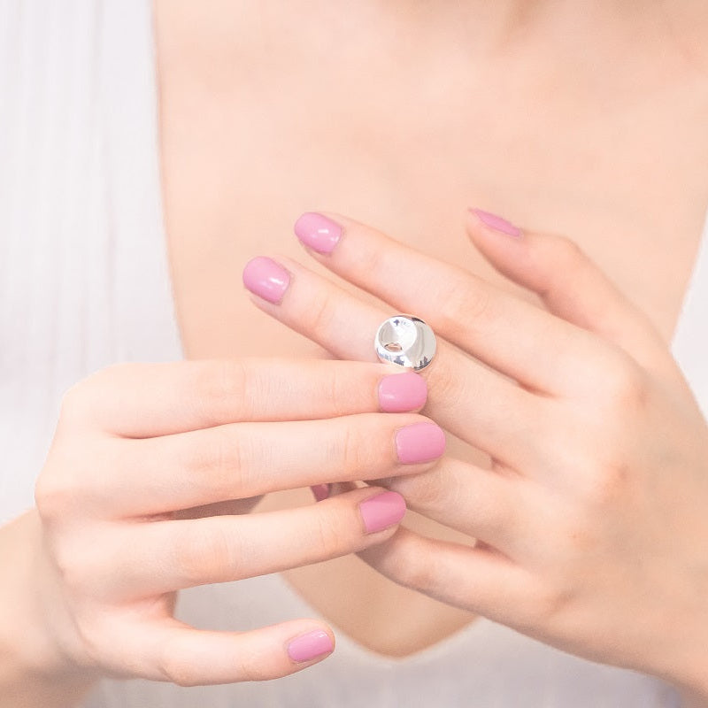 Dimple Ring The Dimple Ring | Sterling Silver Statement Ring – gaiafinejewels