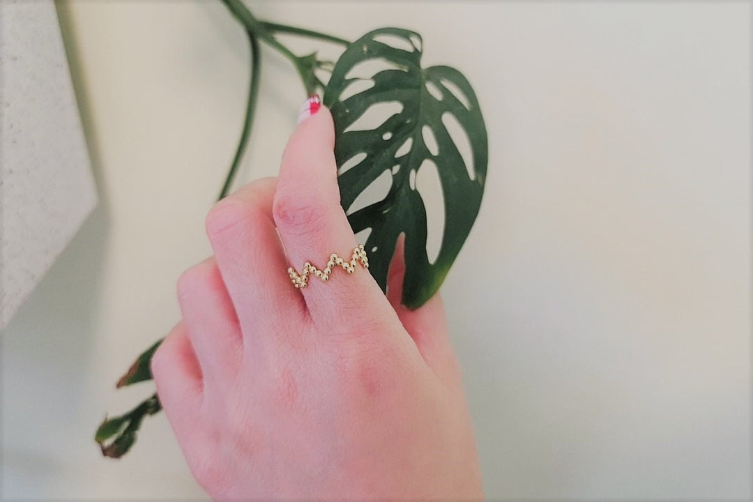 The Zig Zag Ring gaiafinejewels